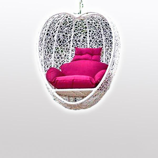 Outdoor Wicker - Swing Without Stand - Heart